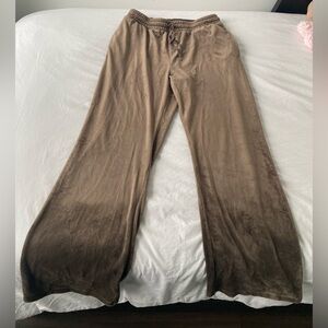 H&M Taupe Velour Lounge Pants
